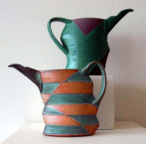 Beaked pitchers by Jeff Oestreich