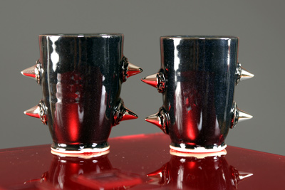 Spiked shot glasses